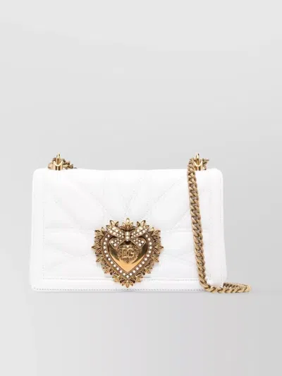 Dolce & Gabbana Devotion Medium Leather Handbag