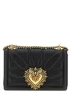 Dolce & Gabbana Devotion Medium Shoulder Bag In Black