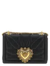 Dolce & Gabbana Devotion Medium Shoulder Bag In Black