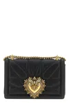 Dolce & Gabbana Devotion Medium Shoulder Bag In Black