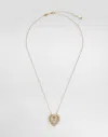 Dolce & Gabbana Devotion Necklace 18 Carat Yellow Gold And Diamonds In Gold