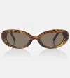 Dolce & Gabbana Devotion Oval Sunglasses In Multi
