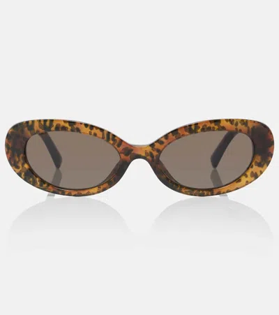 Dolce & Gabbana Devotion Oval Sunglasses In Multi