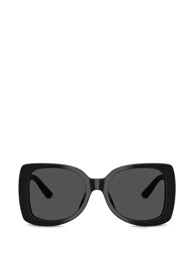 Dolce & Gabbana Kids' Devotion Rectangle-frame Sunglasses In Gray