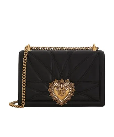 Dolce & Gabbana Shoulder Bags In Black