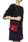 Dolce & Gabbana ‘devotion' Shoulder Bag In Red