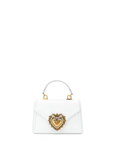 DOLCE & GABBANA DOLCE & GABBANA DEVOTION SMALL LEATHER HANDBAG