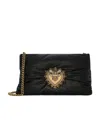 Dolce & Gabbana Devotion Small Shoulder Bag In Black