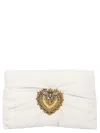 Dolce & Gabbana Devotion Soft Small Crossbody Bag In White