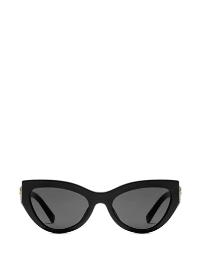 Dolce & Gabbana Devotion Sunglasses In Black