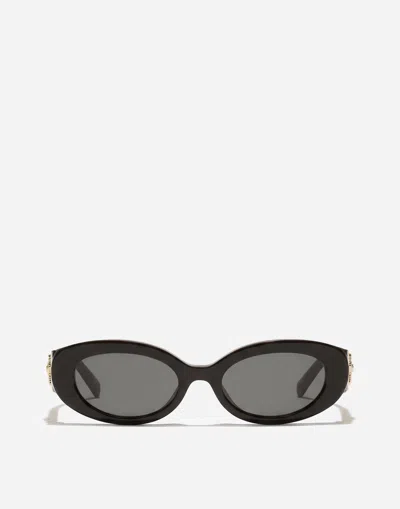 Dolce & Gabbana Devotion Sunglasses In Blue