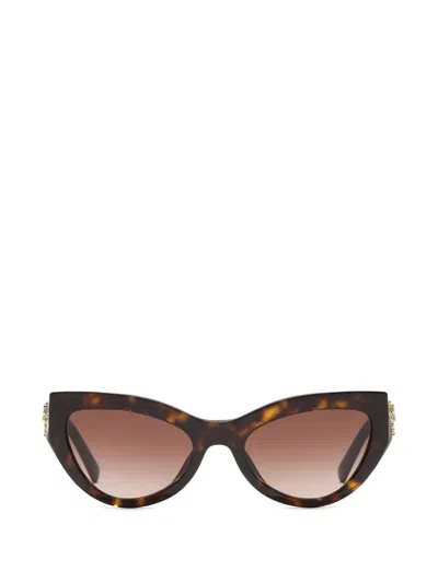 Dolce & Gabbana Devotion Sunglasses In Brown