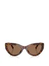 Dolce & Gabbana Devotion Sunglasses In Brown