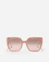 Dolce & Gabbana Devotion Sunglasses In Pink