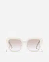 Dolce & Gabbana Devotion Sunglasses In White