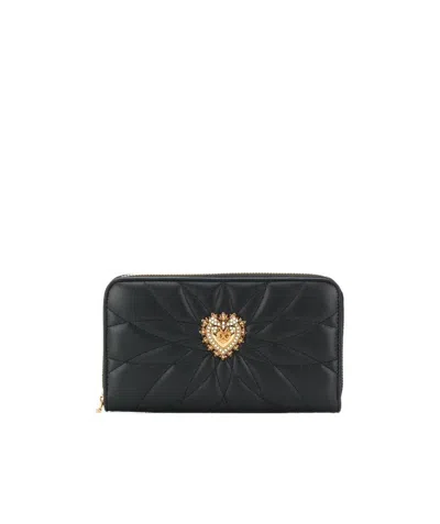 DOLCE & GABBANA DOLCE  GABBANA DEVOTION ZIP-AROUND WALLET
