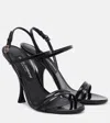 Dolce & Gabbana 105mm Ankle-strap Leather Sandals In Blue