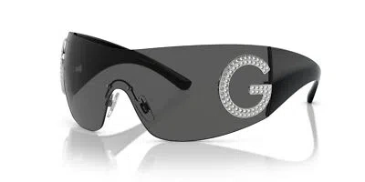 Pre-owned Dolce & Gabbana Dg 2298b Black/ Grey 40/14/120 Women Sunglasses In Gray