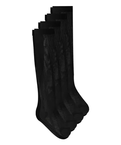 Dolce & Gabbana Dg 3 Pack Socks In Black