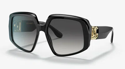 Pre-owned Dolce & Gabbana Dg 4386 Black/grey Shaded (501/8g) Sunglasses