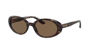 Pre-owned Dolce & Gabbana Dg 4443 Havana/brown 52/19/140 Women Sunglasses