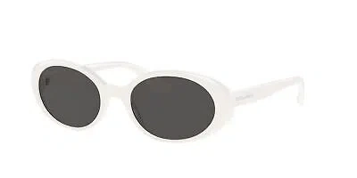 Pre-owned Dolce & Gabbana Dg 4443 White/ Grey 52/19/140 Women Sunglasses