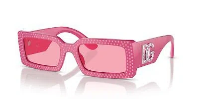Pre-owned Dolce & Gabbana Dg 4447b Fucsia/pink 53/20/140 Women Sunglasses