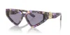 Dolce & Gabbana Dg Crossed Logo Acetate & Plastic Cat-eye Sunglasses