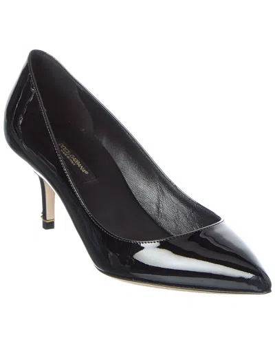 Dolce & Gabbana Dg 64 Patent Pump In Black