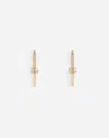 Dolce & Gabbana Creole Earrings With Dg Logo In ゴールド