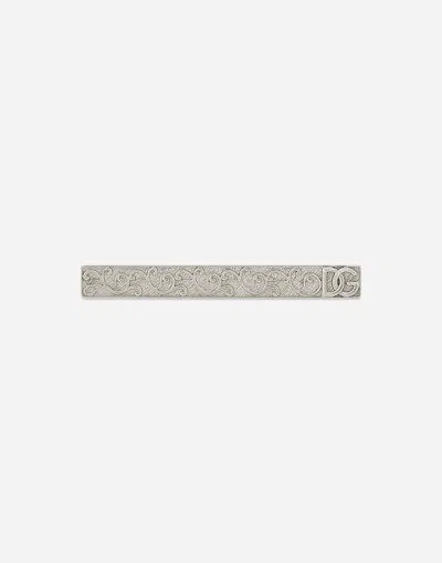 Dolce & Gabbana Dg Logo Tie Clip In Gold