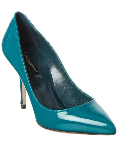 Dolce & Gabbana Dg 89 Patent Pump In Green