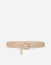 Dolce & Gabbana Dg Charm Belt In ピンク