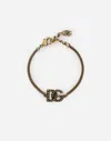 Dolce & Gabbana Link Bracelet With Dg Logo In ゴールド