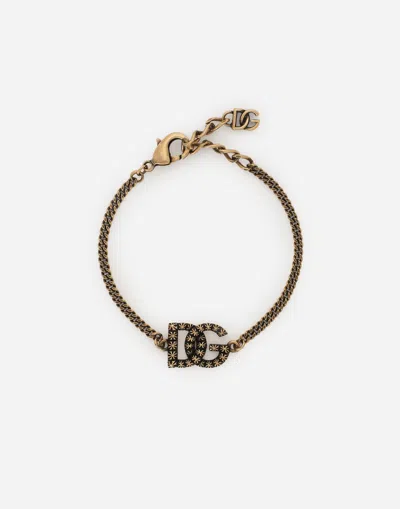 DOLCE & GABBANA LINK BRACELET WITH DG LOGO