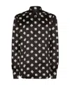 Dolce & Gabbana Dolce&gabbana Black Printed Cotton Shirt In Black