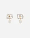 Dolce & Gabbana Crystal-embellished Earrings In ゴールド