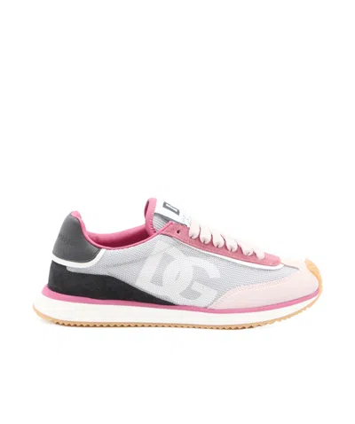 DOLCE & GABBANA DOLCE  GABBANA DG ARIA LOGO PATCH SNEAKERS