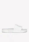 Dolce & Gabbana 20mm Saint Barth Rubber Slides In White