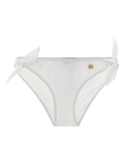 Dolce & Gabbana Dg Bikini Briefs In White