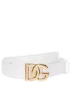 Dolce & Gabbana Dg Belt In White