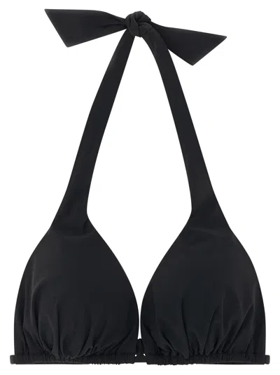 Dolce & Gabbana Dg Bikini Top In Black