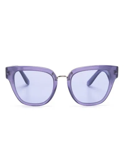Dolce & Gabbana Dg Cat-eye Frame Sunglasses In Purple