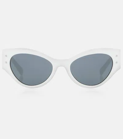 Dolce & Gabbana Dg Cat-eye Sunglasses In White