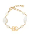 Dolce & Gabbana Dg-cham Shell Bracelet In Gold