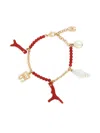 Dolce & Gabbana Dg-charm Chain Bracelet In Gold