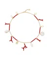 Dolce & Gabbana Dg Charm Necklace In Red