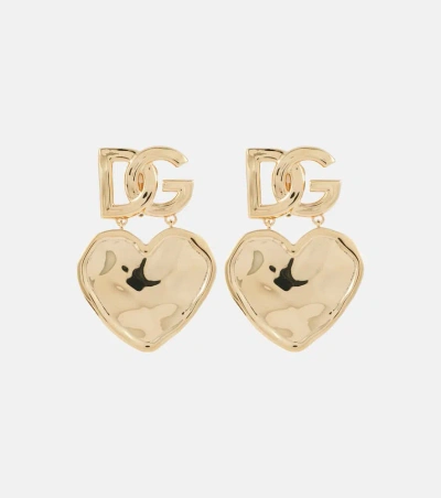 Dolce & Gabbana Dg Clip-on Earrings In Gold