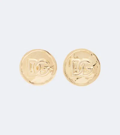 Dolce & Gabbana Dg Clip-on Earrings In Gold