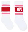 Dolce & Gabbana Dg Cotton-blend Socks In Multicoloured